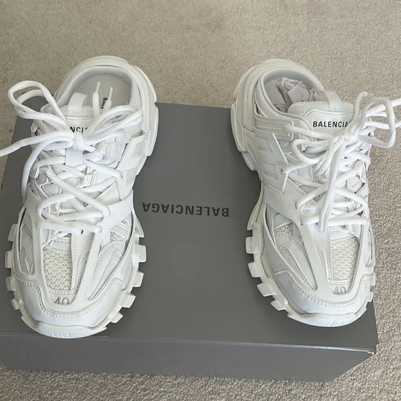 Balenciaga | Shoes | Balenciaga Track Mule White Size 4 | Poshmark